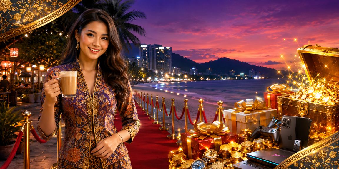 Suasana pertaruhan sukan dengan sentuhan batik Malaysia di Pulau Pinang
